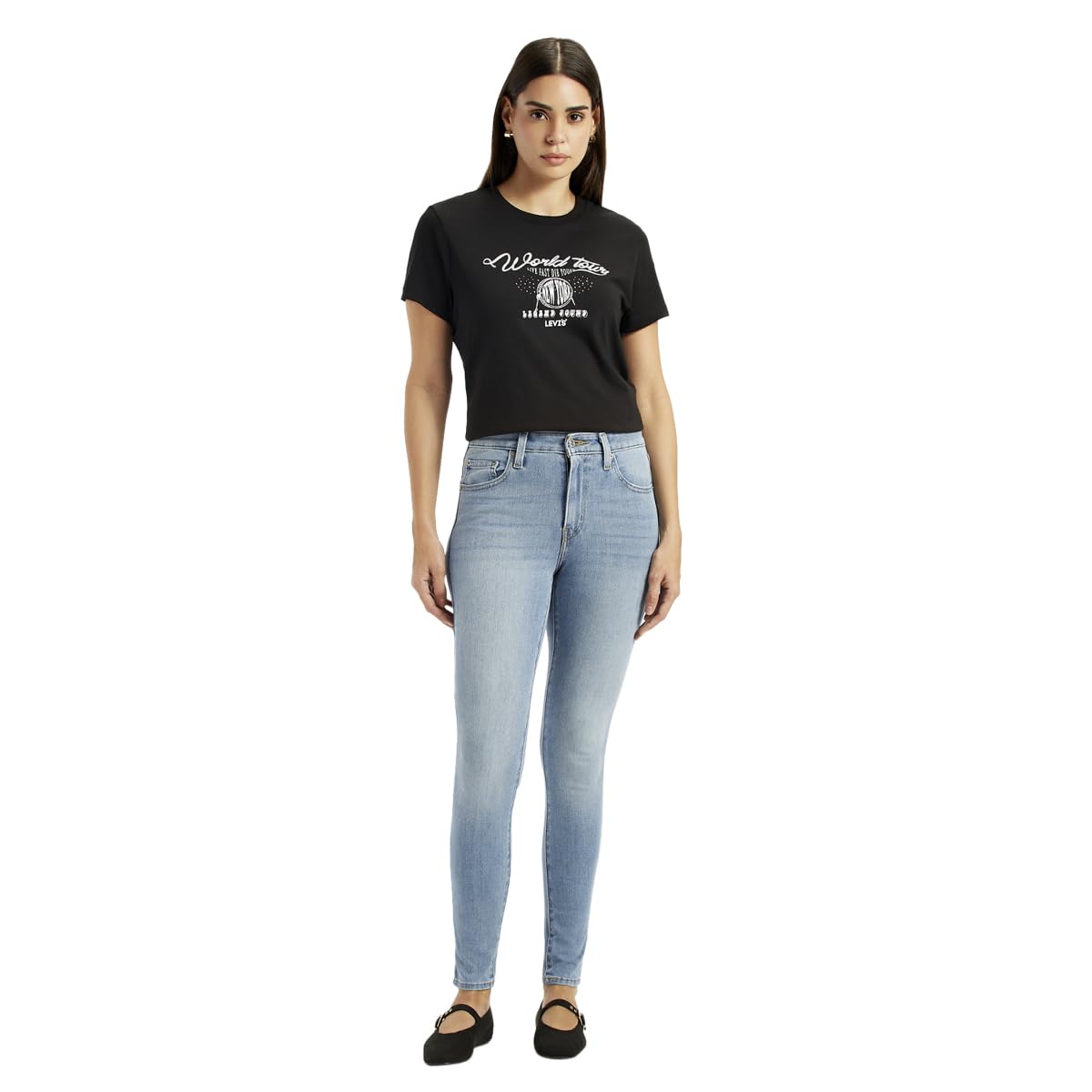 levi's Women's High Rise Skinny Light-Blue Jeans-picture-27
