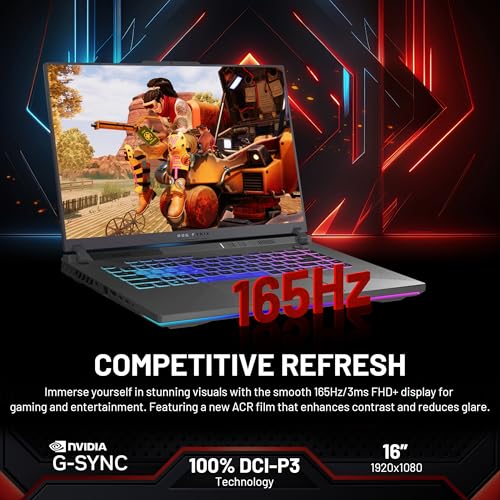 Image of ASUS ROG Strix G16 16 inch WUXGA 165Hz Gaming Laptop, NVIDIA GeForce RTX 5070 8GB GDDR7, AMD Ryzen 9 8940HX, 64GB DDR5, 3TB Storage(2TB SSD&1TB Docking Station Set), Backlit Keyboard, Win 11, Gray