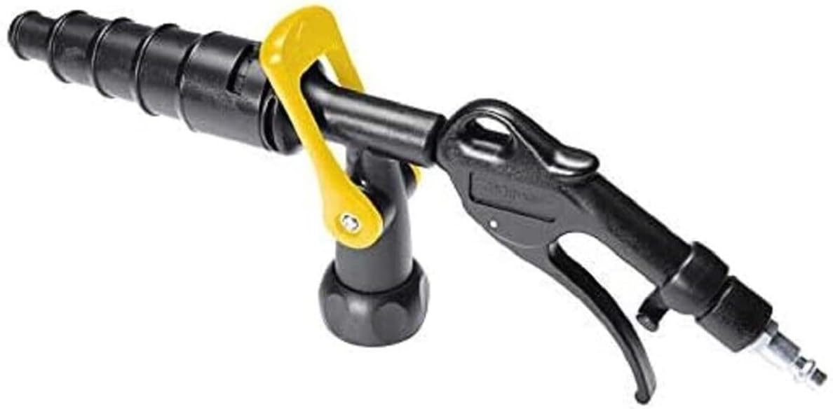 Mityvac MV4570 Air and Water Radiator/Cooling System Flusher, Variable-control Valve, Lever-action Air Throttle with Lock-on Latch, 85-150 PSI, 3/4" Swivel Inlet, 1/4" Air Connection, 3/4"- 2" Nozzle