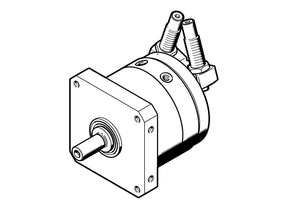 FESTO DSM-T-63-270-CC-A-B 1145118 Rotary Actuator New