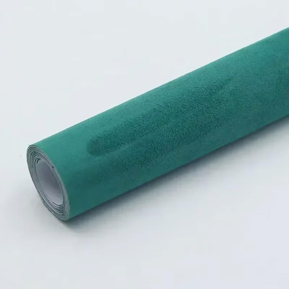 1 szt. Elastyczna, zamszowa, samoprzylepna taśma naprawcza z aksamitu do wnętrz samochodowych i renowacji domów – różne rozmiary(Green,50x150cm)