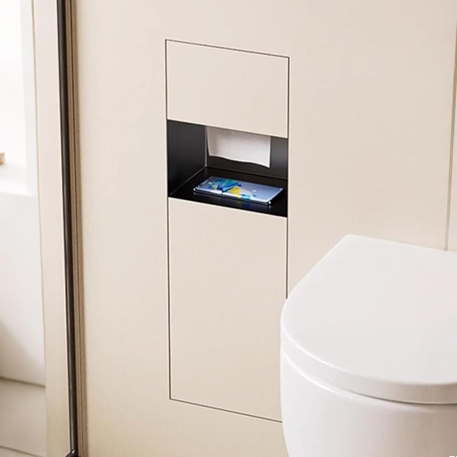 Nicho de baño de acero inoxidable para duchas y espacios contemporáneos