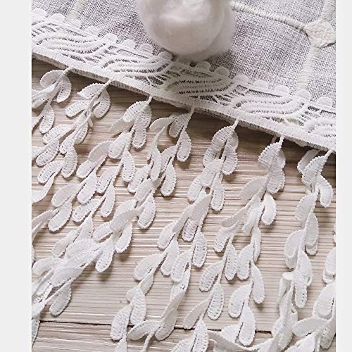 Cortinas de cocina blancas en lino y algodón para decoración de puertas 3