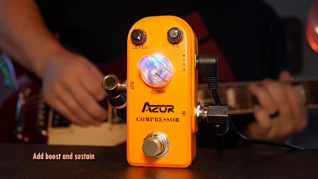 Amazon.com: AZOR Compressor Guitar Effect Pedal Ultimate Comp
