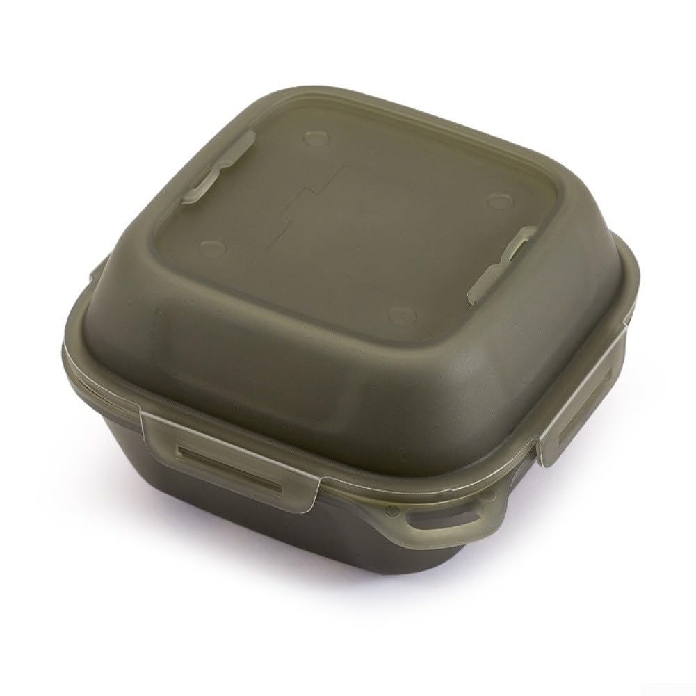 Elchuiaby 4 Slot Egg Storage Box for Outdoor Use For Camping Travel Crush Resistant Plastic Case to Protect Eggs from Damage