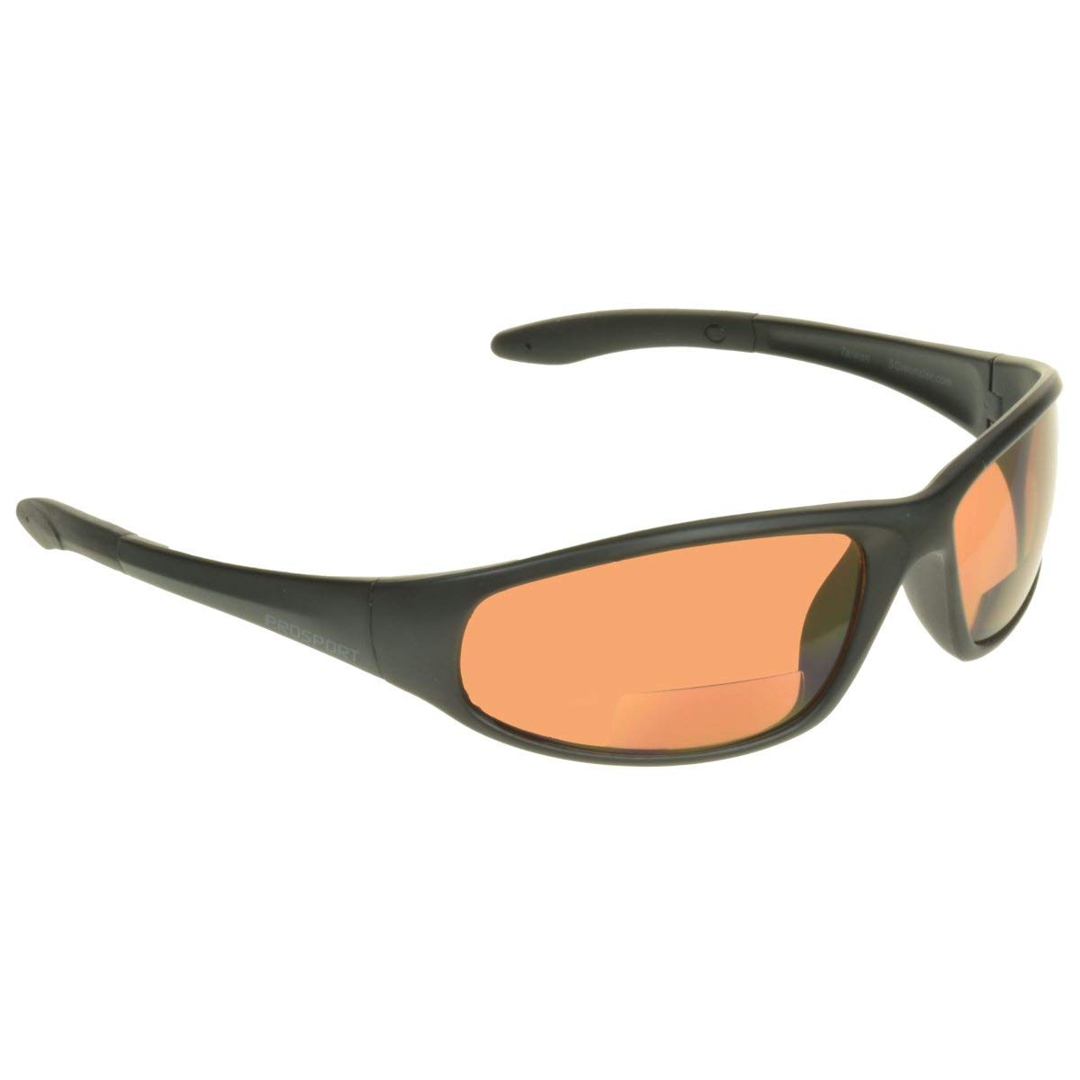 proSPORT Bifocal Safety Glasses ANSI Z87 Wrap Around Protective Sunglasses for Work, Motorcycle, Outdoor UV 400 Anti Glare