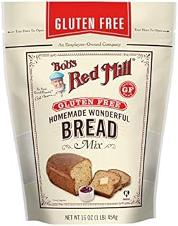 Bob's Red Mill Gluten Free Homemade Wonderful Bread Mix, 16 Ounce (Pack of 4)