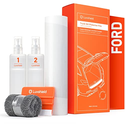Luxshield Film Protection Seuil de Coffre Voiture pour Ford Mondeo SW 5 (V) I 2014-2022 Pare Choc Arriere - Transparent