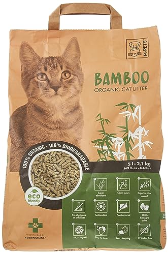 See full amazon price history chart for M-PETS Organic Bamboo Super Clumping Cat Litter - Biodegradable, Naturally Absorbent, Long-Lasting Odour Control & Dust-Free, Gentle on Cat Paws, Suitable for Multi-Cat Household, 2.1 kg (Pack of 1) M-PETS Organic Bamboo Super Clumping Cat Litter - Biodegradable, Naturally Absorbent, Long-Lasting Odour Control & Dust-Free, Gentle on Cat Paws, Suitable for Multi-Cat Household, 2.1 kg (Pack of 1) (B082ND1SR3) Amazon Price History, Amazon Price Tracker