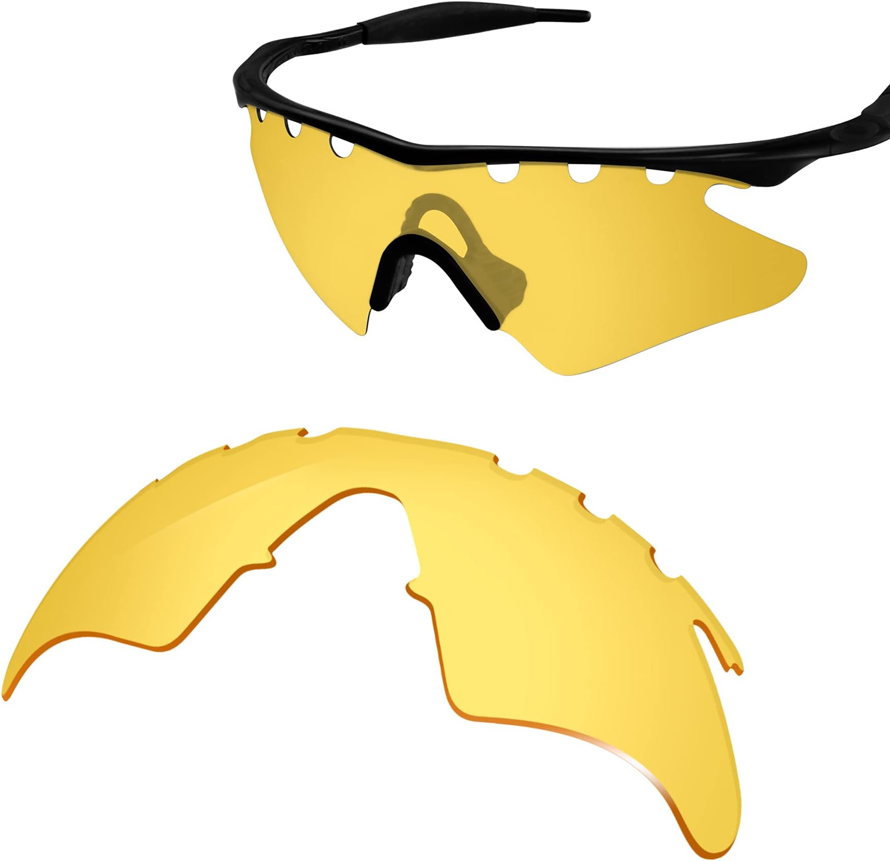 100% Precise-Fit Replacement Sunglass Lenses for Oakley M Frame Heater Vented