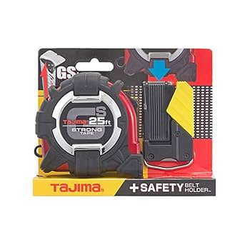 TAJIMA Tape Measure - 25 ft x 1-1/16 inch GS-Lock Measuring