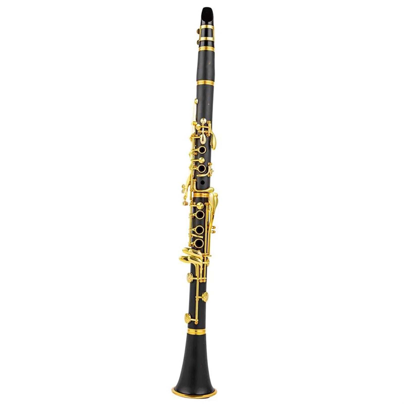Buffet Clarinetto Sib Laccato Oro 17 Chiavi Clarinetto Nero Clarinetto Resina ABS