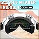 Youery Motocross Brille, Crossbrille für Brillenträger, Moped Brille Helmtauglich, Atmungsaktive Skibrille, Herren Frauen, Geeignet für Outdoor-Aktivitäten im Gelände, Skifahren, Reiten (B Farbe)