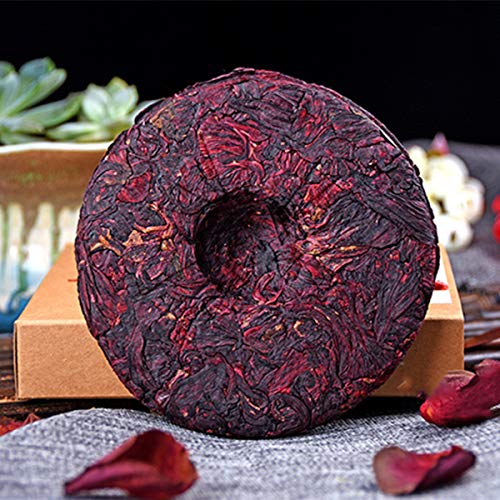 200g De Té De Rosa De Jamaica Aroma Natural Pastel De Tea De Flores Sabor a Rosa Orgánico Hecho a Mano Pastel De Rosas Mejora La Belleza De Hierbas Original Chino Sin Aditivos