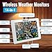 Sainlogic WiFi Weather Station with 8.3 inch Large Display Wireless Weather Station, Indoor Outdoor Remote Monitoring System, Rain Gauge and Temperature Wind Gauge, Wunderground(White)