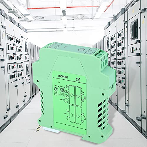 DC Isolator 4~20mA Module Isolator Transmitter Conditioner for Protect Equipment (One into Two Out 0-10V)