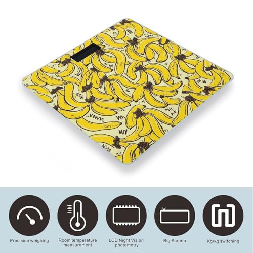 Báscula Digital de Baño con Pantalla LCD y Vidrio Templado miniatura 3