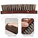 100% Pferdehaar Bürste Professionelle Premium Schuhbürste/Lederbürste mit gebogenem Holzgriff für optimalen Halt.Ideal für Lederschuhe,Stiefel,Mäntel,Schuhpflege.Weiches Pferdehaar für Lederpolitur