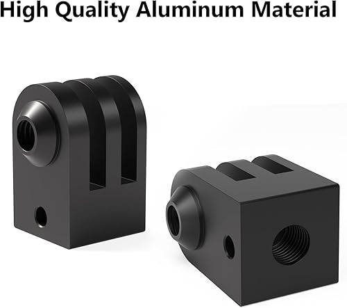 Miniatura 5 de HSU Adaptador de montaje de trípode GoPro de aleación de aluminio para GoPro Hero 1211109876, Mini 14-20 Monopod de metal para AKASO Campark y otras