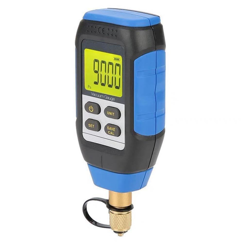 Vacuómetro Digital VMV-1, Portátil, de Alta Precisión, con Pantalla Digital y Combinación de Presión y Vacío, Electrónico.