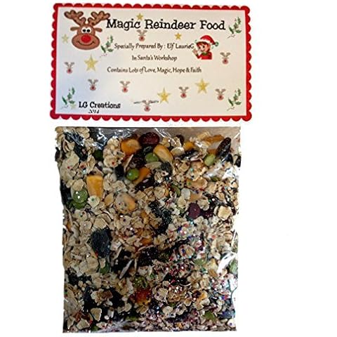 Favorite Magic Reindeer Food Premium Blend A Christmas Eve Tradition Santa Rudolph Cover