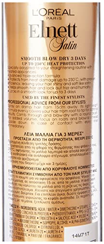 L'Oreal Elnett Heat Protect Styling Hairspray, 170ml - Image 4
