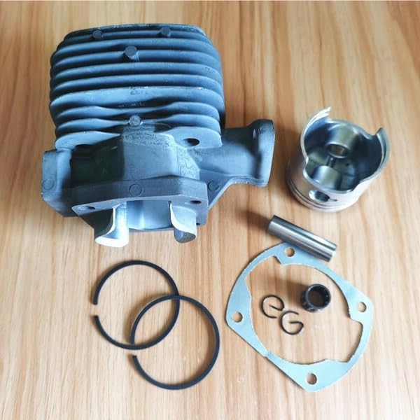 Cylinder Piston Kit with Gasket Bearing 50mm for EC08 EC208 1E50FW Engine Zylinder Piston Ring Pin Clip Assy