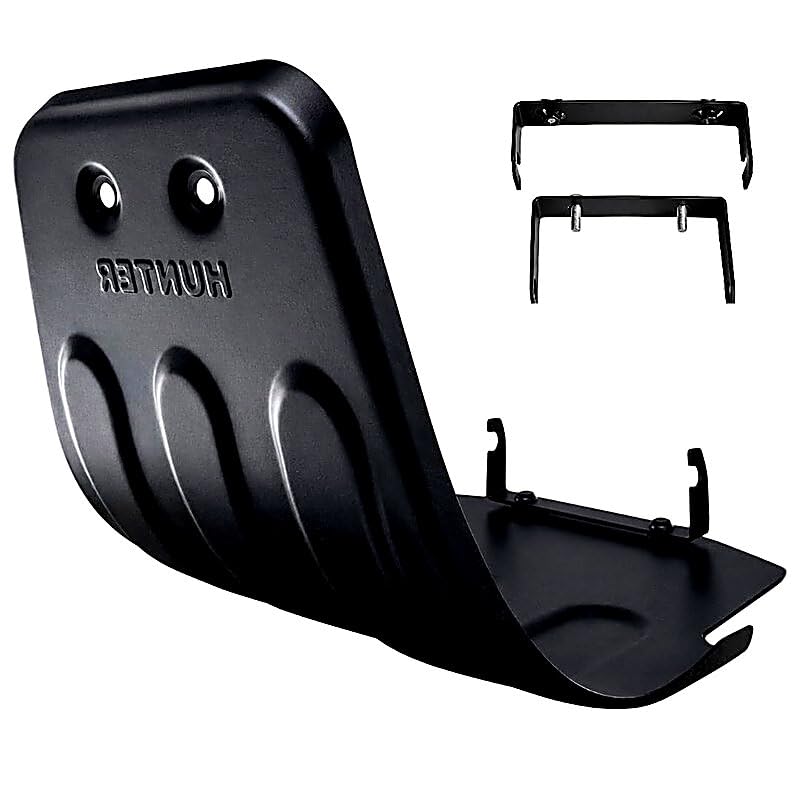 Black Metal Engine Sump Guard Bash Plate for RE Hunter 350cc – Premium Heavy Quality Powder Coated Chassis Protector, Rust Resistant Under Engine Guard, Laser Cut Precision Fit Design – Model 18-image-19