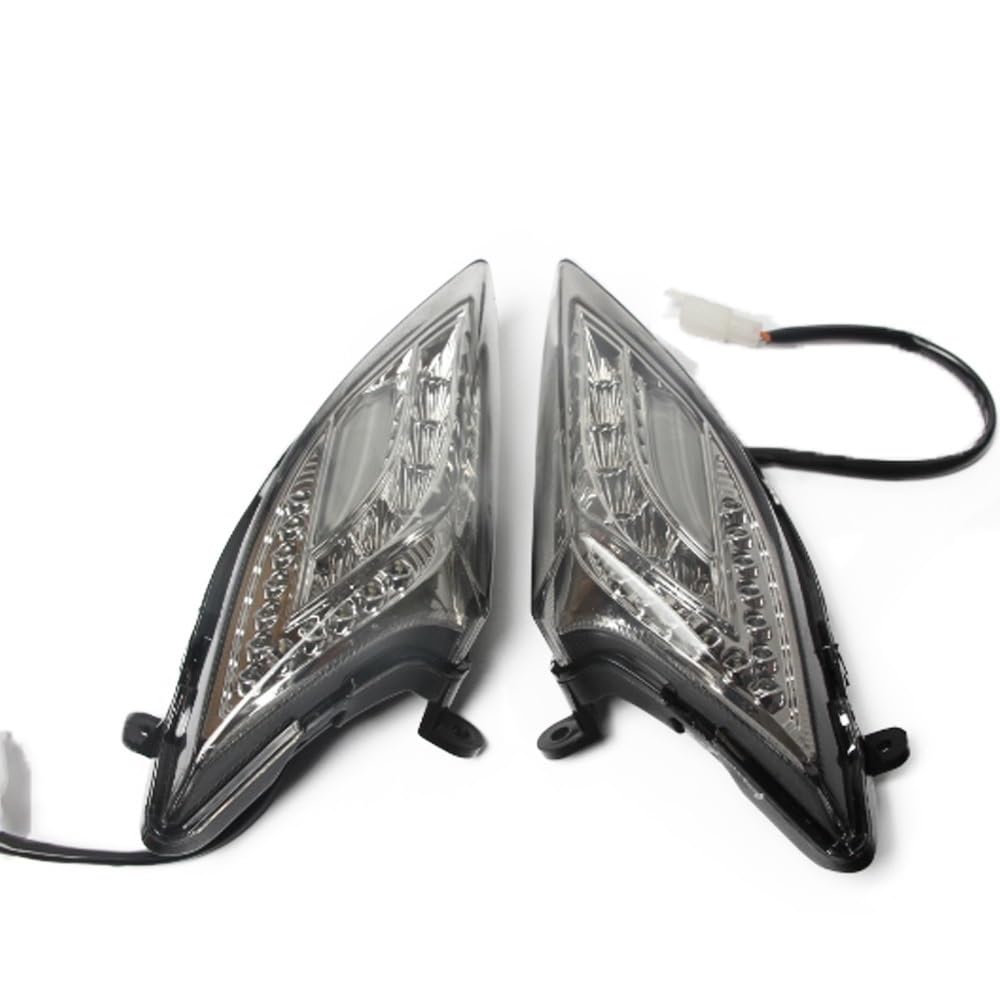 Nisza luces señalización Accesorios De Motocicletas Para YA&MAHA CYGNUS-X SE44J 2008-2012 Motocicleta Scooter Luz LED De Intermitente Luz Indicadora (Color : Red)