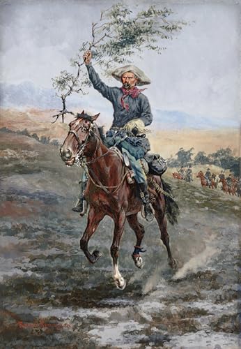 Art mural graffiti drapeau de la trêve Remington pour decoration salon contemporain