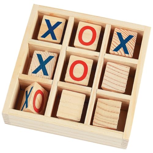 Juego de Mesa Tic Tac Toe de Madera miniatura 1