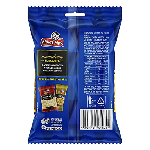 Amendoim Elma Chips Sem Pele 100g