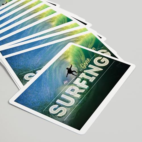 Baraja de cartas Poker Surfer in Wave Lantern Press miniatura 5