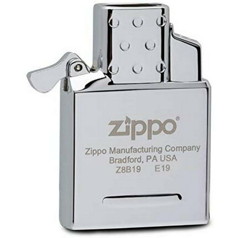 SWL Zippo Lighter Inserts | Durable Flame & Arc Inserts | Windproof Metal Design | Compatible with Zippo Classic Lighter Cases (Case Not Included) (SILVER SINGLE FLAME INSERT)