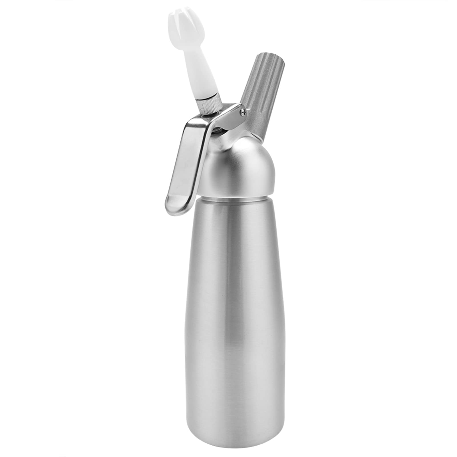 Set Sifone per Panna in Alluminio con Tre Ugelli per Casa e Bar (1000 ml)
