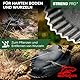 STREND PRO Spaten | Premium RedShark Gärtnerspaten | Spitz | Spitzspaten mit Fiberglasstiel | D Spatenstiel | Spaten für Garten mit Stabiler Stahlkopf |für Harte, steinige Böden| Wurzelspaten