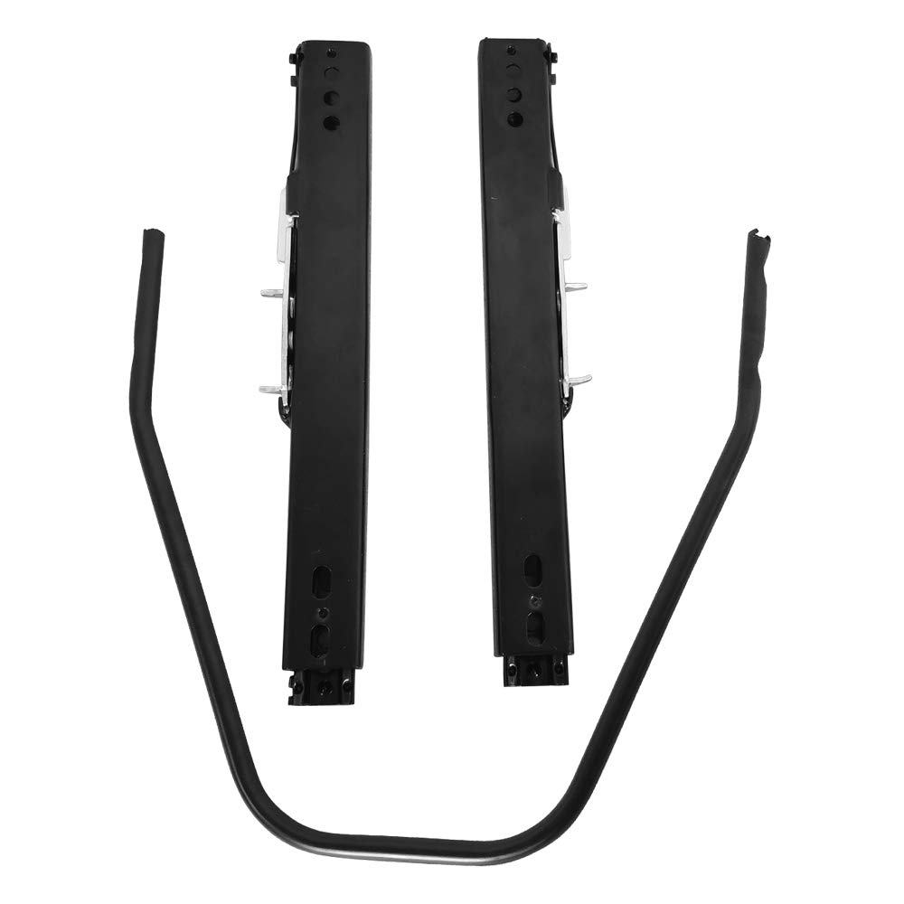 IKON MOTORSPORTS Racing Seats Dual Slider, Universal 14 Inch Adjustable Steel Lock Track Kit