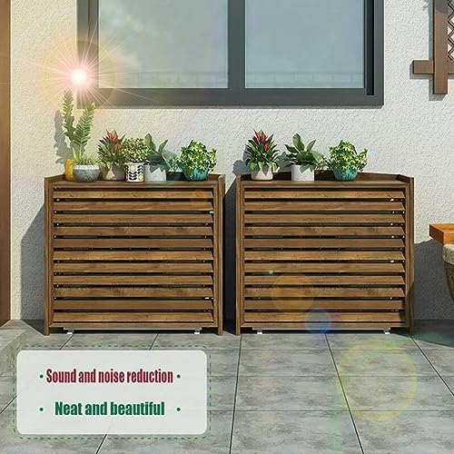 Conception de volet de cloture de climatiseur resistant et support plante - 8