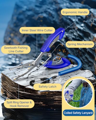Image of Pawfly 250 Pcs Split Rings and Split Ring Pliers Kit for Fishing