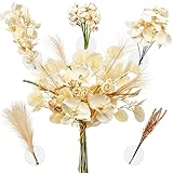 TINGE TIME Artificial Greenery Spray Box Set 32pcs, Artificial Bouquet Filler Eucalyptus Spray 5 Kin