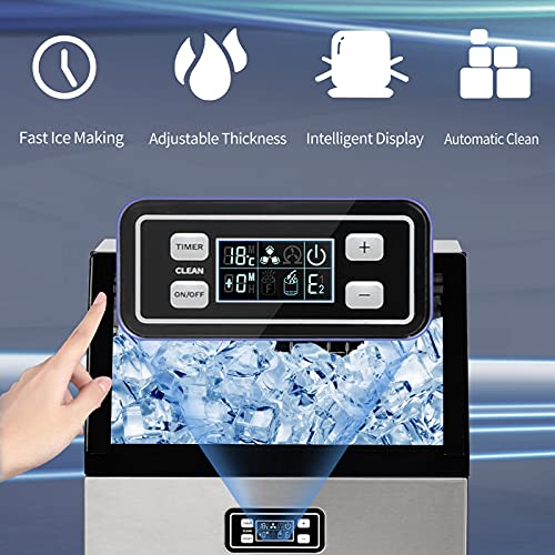 Máquina comercial de hielo de mostrador 100 lbs/24H con barrena miniatura 2