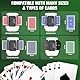 VexNook 2 in 1 Automatische Kartenmischer und Kartensender mit großer Akkulaufzeit – Kartenmischmaschine Elektrische um 360 Grad Drehen Lässt für 1-8 Spieler für UNO, Blackjack, Texas Hold’em