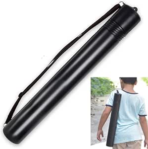 Tubo Portadisegni Telescopico - Portarotoli Carta Da Disegno Con Cinghia Trasporto Nero - Foto 9