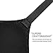 Wingslove Women's Push Up Everyday Basic Seamless Lightly Padded Underwire Plunge Demi T-Shirt Bra, Black, 38C