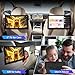 NHOPEEW Car Headrest Video Player, 9 inch IPS Screen Headrest TV Support Phone Wireless Carplay and Android Auto, Mirror Link, Video Website, Voice Control + 64G Memory Card