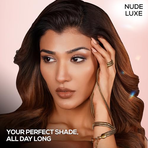 Image of RENEE Everstay Matte Lipstick - Nude Luxe, Long Stay, Hydrating & Non-Drying, Smudge & Transfer Proof, Lightweight, Intense Pigment, Full Coverage, Vitamin E Infused, for All Occasions, 4.2g