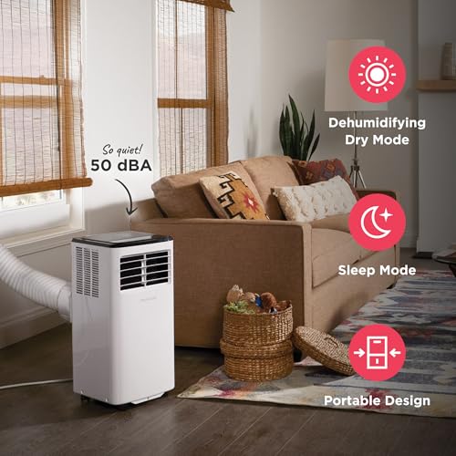 Frigidaire 8,000 BTU Portable Air Conditioner, Cools 350 Sq Ft, White - image 5