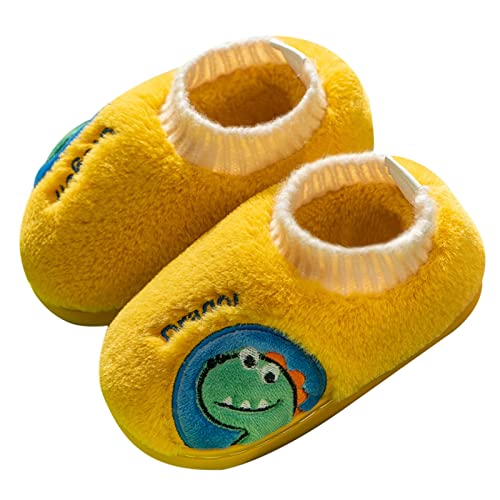 Toddler Boys Girls House Animals Plush Slippers Fashion Fall Winter Slippers Flat Soft Warm Cute Furry Slippers3