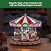 Mr. Christmas Marquee Deluxe Carousel Musical Animated Christmas Decoration, LED Lights, Plays 20 Songs, 15 Inch, Multi-Color