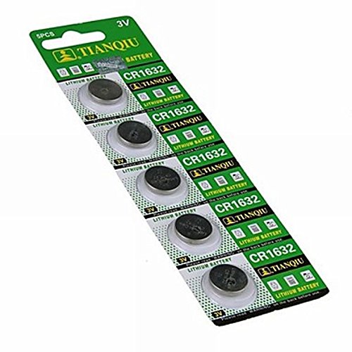ボタン電池 Amazon | 高性能 CR1632 リチウム コイン電池 ボタン電池 5個セット